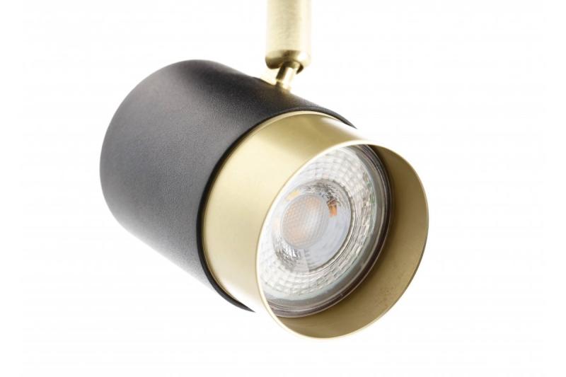 Decor Ceiling luminaire ORIO aluminium 24.0x5.5x14.0  IP20 2*GU10 max. 50W round black 1208963965