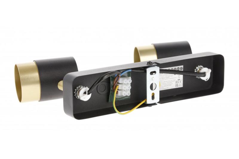 Decor Ceiling luminaire ORIO aluminium 24.0x5.5x14.0  IP20 2*GU10 max. 50W round black 1208963965