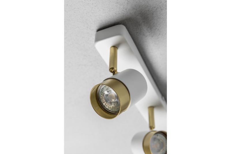 Decor Plafondarmatuur ORIO alumiini 43.0x5.5x14.0 IP20 3*GU10 max. 50W pyöreä valkoinen. 1208963966