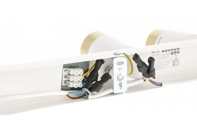 Decor Plafondarmatuur ORIO alumiini 43.0x5.5x14.0 IP20 3*GU10 max. 50W pyöreä valkoinen. 1208963966