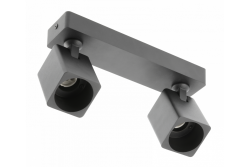 Decor Ceiling fixture  RENO aluminium IP20 max. 20W*2 double square black 1208963980