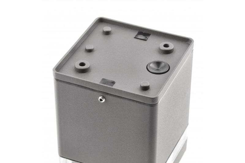 Decor Ceiling luminaire RIVEN alum 102x120 IP54 max 35W square graphite 1208963983