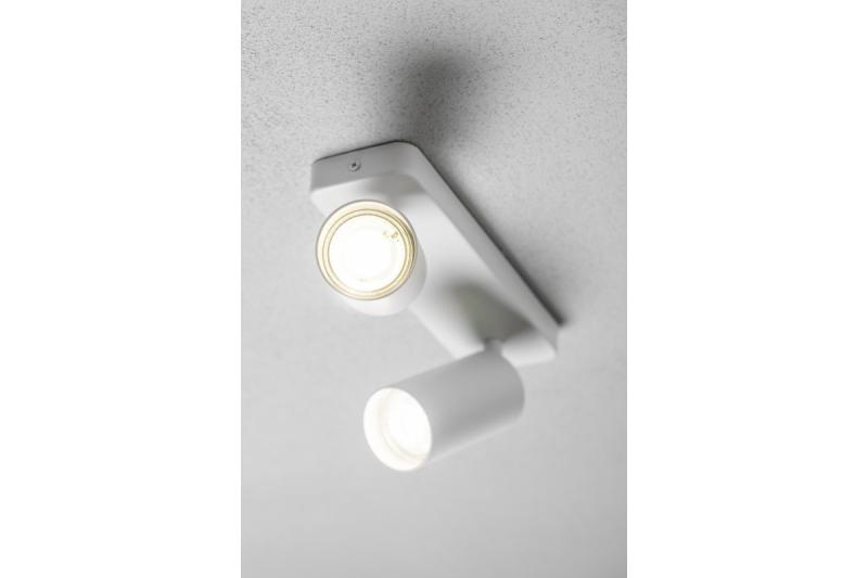 Decor Ceiling luminaire SANTO BIS aluminium IP20 max. 20W*2 double round white 1208964000