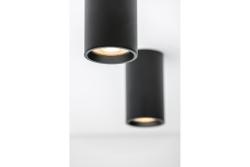Decor Lamp surface mounted SENSA MINI aluminium  64x115 IP20 max 50W round black housing 1208964013