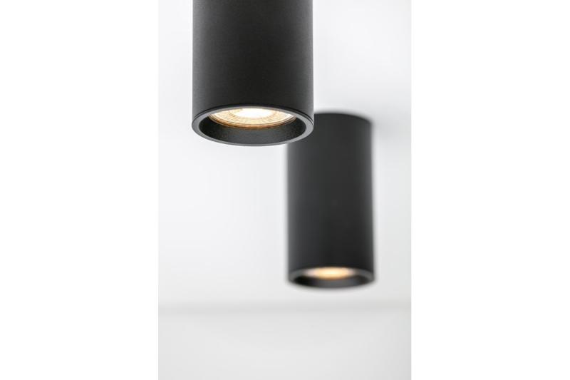 Decor Lamp surface mounted SENSA MINI aluminium  64x115 IP20 max 50W round black housing 1208964013