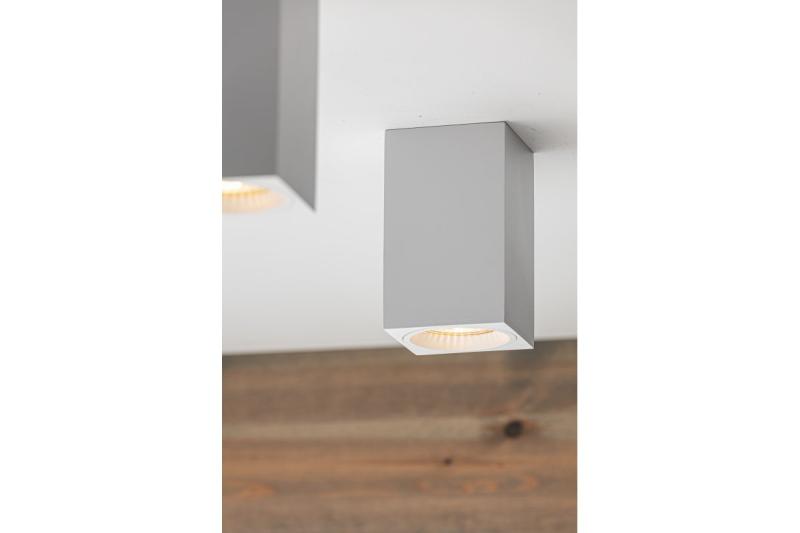 Decor Lamp surface mounted SENSA MINI aluminium 70x70x115 IP20 max 50W square white housing 1208964014