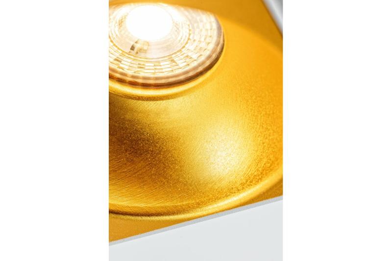 Decor Ceiling fixture TENSA alum. 90x90x140 IP20 GU10 square white 1208964021