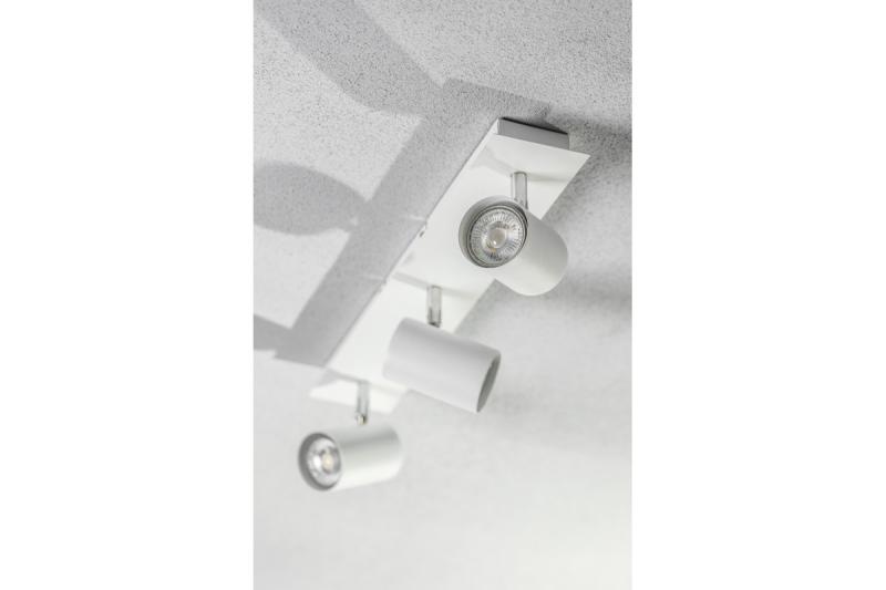 Decor Ceiling luminaire VENETO  IP20 max. 20W 3 x GU10 round white 1208964039