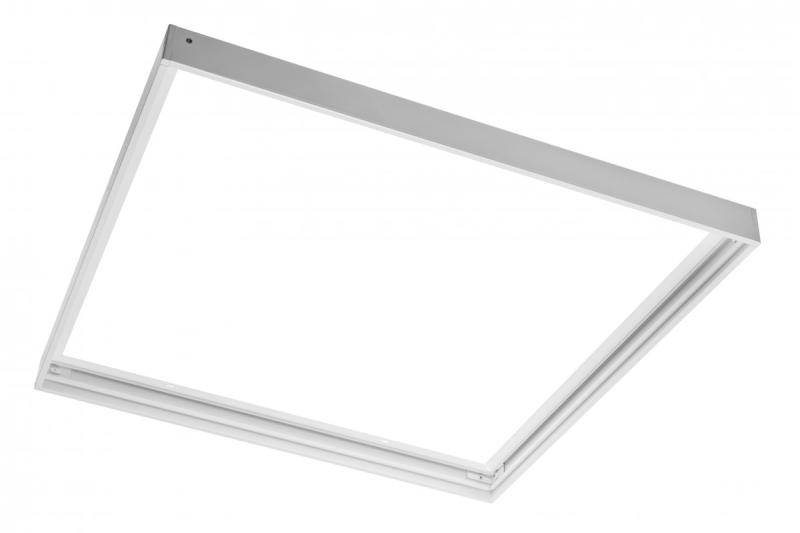 LED-paneelien pinta-asennusta varten kehys 62,5x62,5cm, valkoinen 1208965293