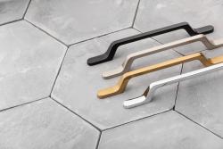 Zamak-kahva FLAVIO C=160 mm inox 1208966018