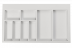 Decor Cutle Aterinlaatikko Insert Keittiölaatikkoon 900 Valkoinen 1208966381
