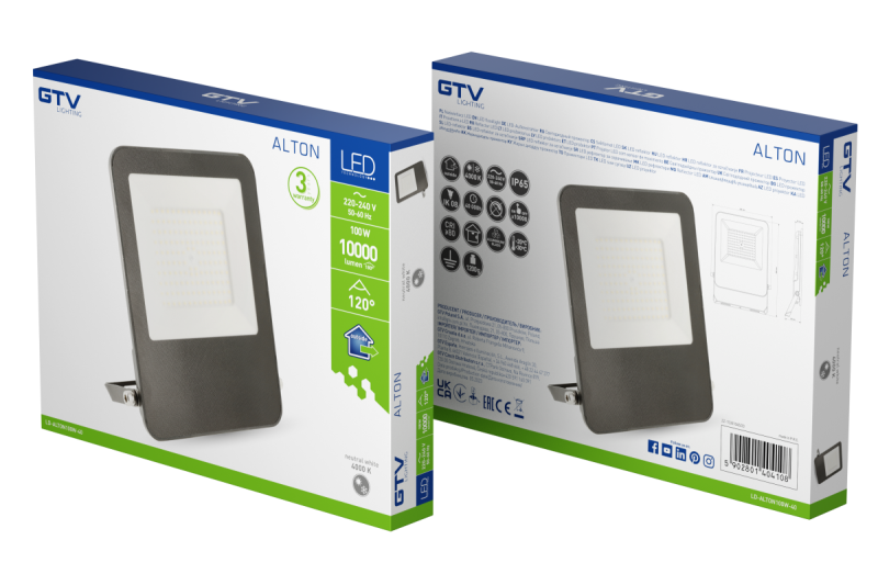 ALTON kohdevalo, LED, 100W, 10000lm, 4000K, AC220-240V, IP65 1208966955