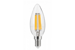 LED-VALONLÄHDE, FILAMENTTI, A-G, C35, 2700K, E14, 5,8W, AC220-240V, 360°, 640lm, 50mA 1208966964