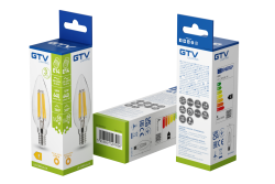 LED-VALONLÄHDE, FILAMENTTI, A-G, C35, 2700K, E14, 5,8W, AC220-240V, 360°, 640lm, 50mA 1208966964