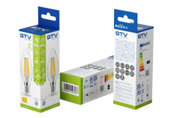 LED-VALONLÄHDE, FILAMENTTI, A-G, C35, 4000K, E14, 5,8W, AC220-240V, 360°, 640lm, 50mA 1208966965