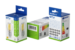 LED-VALONLÄHDE, FILAMENTTI, A-G, G45, 4000K, E27, 5,8W, AC220-240V, 360°, 640lm, 50mA 1208966967