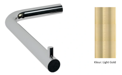 Waterevolution Flow WC-rollenhouder zonder klep PVD geborsteld licht goud T130WGE