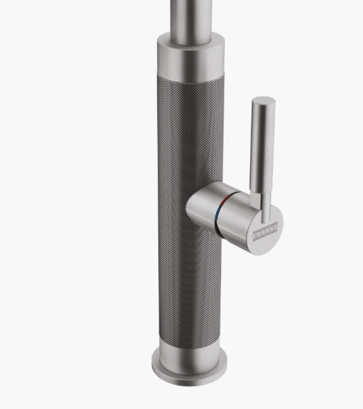 Franke Mythos Masterpiece Keittiöhana J-muotoisella ulosvedettävällä suihkupäällä, kokonaan ruostumatonta terästä 115.0711.554