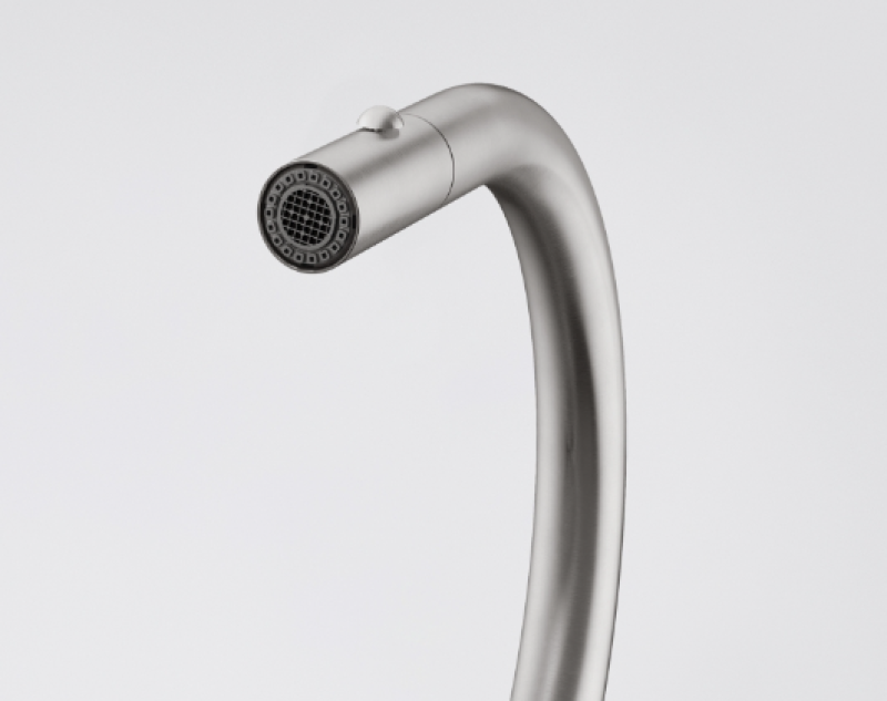 Franke Mythos Masterpiece Keittiöhana J-muotoisella ulosvedettävällä suihkupäällä, kokonaan ruostumatonta terästä 115.0711.554