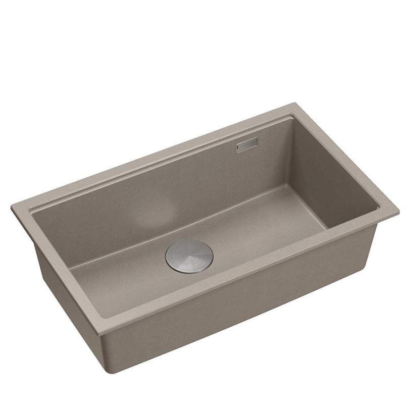 Quadri Newport II grote en diepe spoelbak graniet opbouw en onderbouw taupe spoelbak 76x45cm met rvs plug 1208967310

Quadri Newport II suuri ja syvä allas graniitti päälle- ja alapuolinen ta