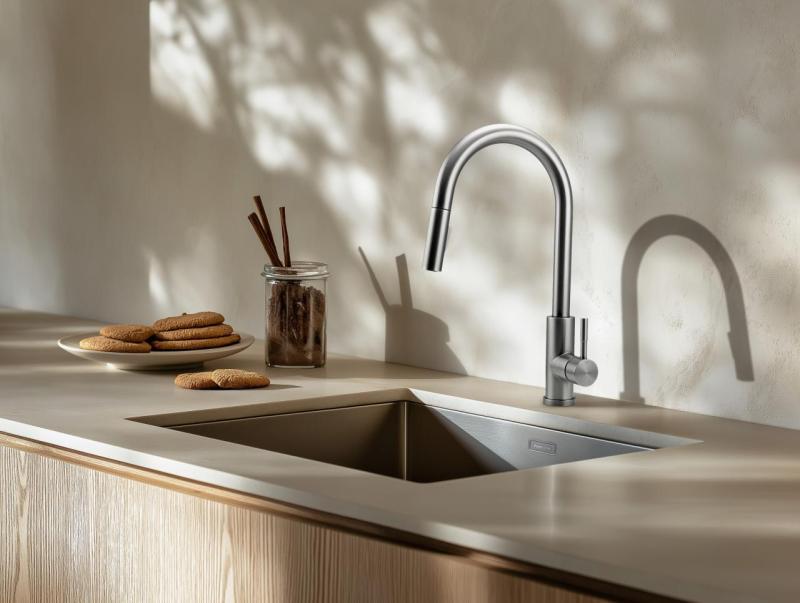 Pure.Sink Prestige ruostumaton teräs pesuallas 34x40 cm 10 mm säde, alapuolinen, tasoon upotettava ja päältä asennettava PPG3440-02.