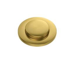 Quadri Oxford gouden afvoerset voor gootsteen inclusief overloop en push-to-open knop goud 1208967588