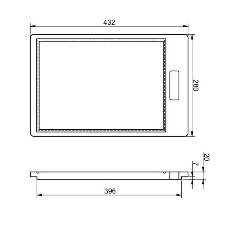 Pure.Sink Prestige leikkuulauta puu PPGCB40-23