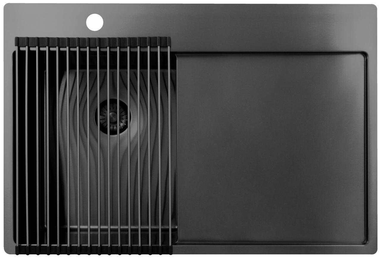 Pure.Sink Prestige rullamatto pesuallas Gun Metal PPGRM40-61 - Productafbeelding 3