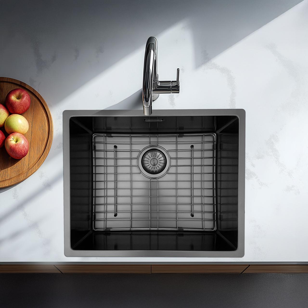 Pure.Sink Prestige pohjahylly 50 Gun Metal PPGGD50-61 - Productafbeelding 2
