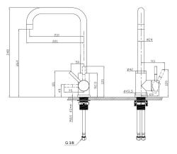 Pure.Sink Elite Steel Pure keittiöhana Mattamusta PS8010-10