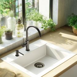 Pure.Sink Elite Steel Shine saippua-annostelija PVD Gun Metal PS9010-61