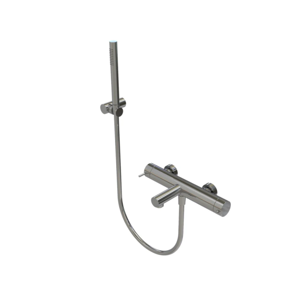 Waterevolution Flow tweerichtings-thermostatische douchemengkraan met handdouche chroom T130TN01