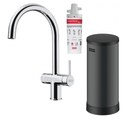 Franke Maris waterhub 7l boiler 3-in-1 met Touch elektronische kokendwaterkraan chroom met waterhub mengset 1208967852