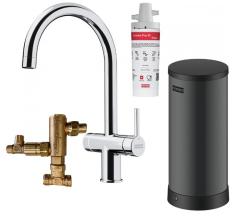 Franke Maris waterhub 7l boiler 3-in-1 met Touch elektronische kokendwaterkraan chroom met waterhub mengset 1208967852