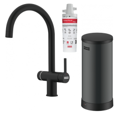 Franke Maris waterhub 7L boiler 3-in-1 met elektronische kokendwaterkraan met touch in matzwart 160.0713.604