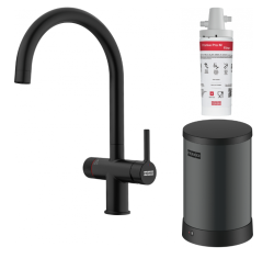 Franke Maris Water Hub 4L Boiler 3-1 Twist-mekaninen kiehuva vesihana, mattamusta, Waterhub-sekoitussarja 1208967861