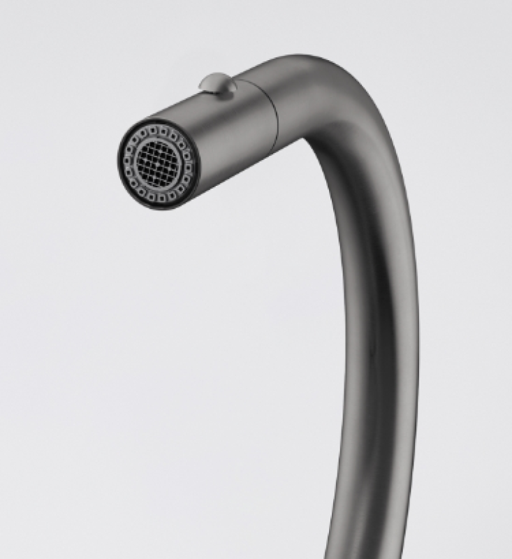 Franke Mythos Masterpiece Keittiöhana Antrasiitti J-putkella ja Ulosvedettävällä Suihkupäällä - 115.0711.555