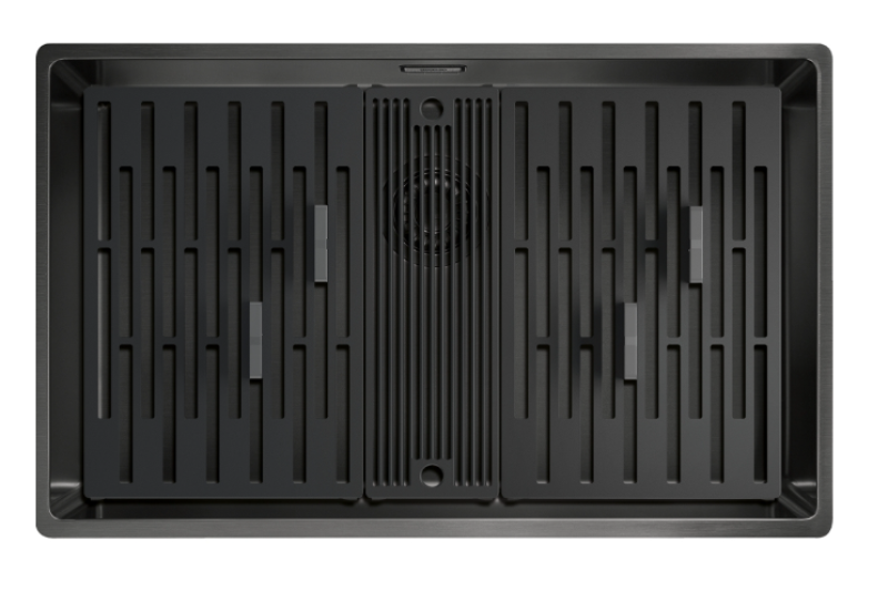 Franke Mythos Masterpiece BXM 210.68 Suuri Gun Metal Allas PVD Antrasiitti 685x410mm Tasoasennus ja Alasasennus - 127.0676.885