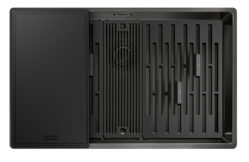 Franke Mythos Masterpiece BXM 210.68 Suuri Gun Metal Allas PVD Antrasiitti 685x410mm Tasoasennus ja Alasasennus - 127.0676.885