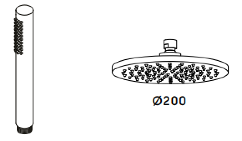 Waterevolution Flow drie-weg douchemengkraan met hand- en hoofddouche Zwart T131NPR

Waterevolution Flow kolmitieinen suihkuhana käsisuihkulla ja yläsuihkulla Musta T131NPR