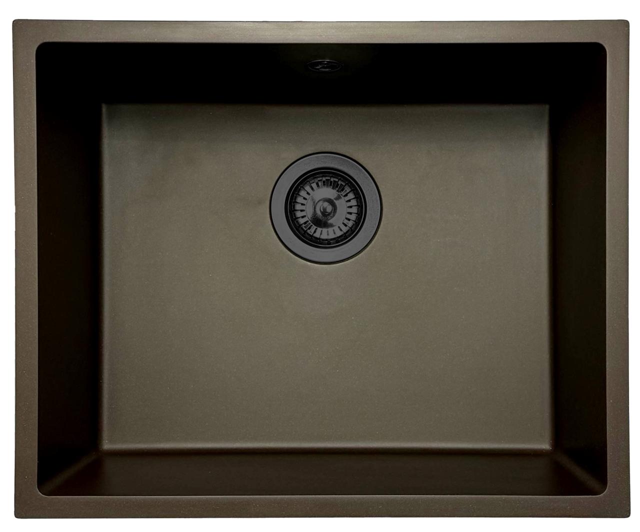 GraniteMy Universal Graniitti Kahvila Pesuallas 50x40 cm päällirakenne, alusrakenne ja tasorakenne gun metal -tulpalla- 1208967928 - Productafbeelding