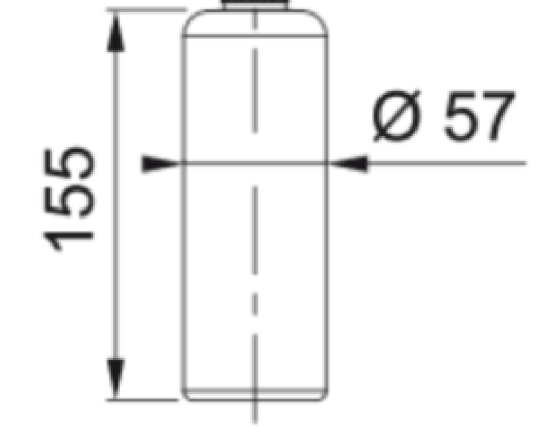 Franke Atlas muovipullo saippua-annostelijan säiliö 133.0641.890