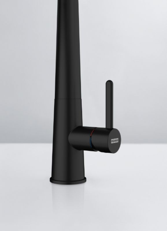 Franke Icon Yhden vivun keittiöhana joustavalla käsisuihkulla, Musta 115.0690.598