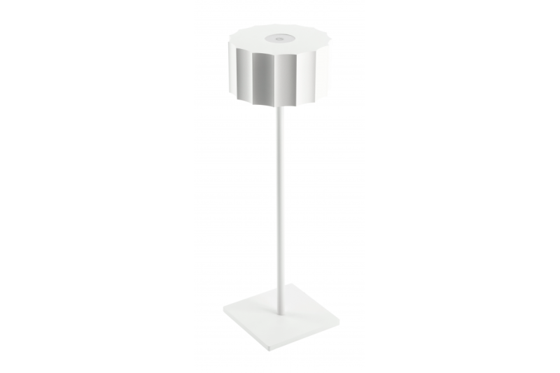 'LED-pöytävalaisin AZELIA, 2,5W, 200lm, DC 5V, 1A,4000 K, akku 4000 mAh, himmennettävä, valkoinen
