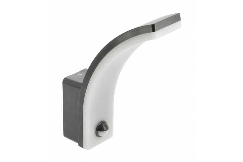 NICEA LED-valaisin liiketunnistimella, 20W, 1900lm, 4000K, AC220-240V, IP65, DIM, grafiitti