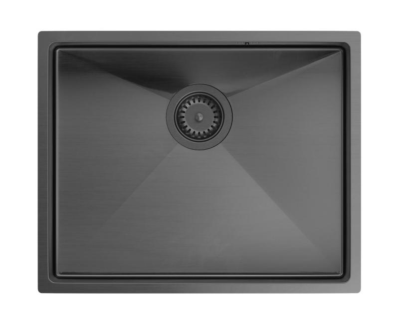 Aquadesign Zara Allas Gun Metal 54x44cm Alakiinnitys, Tasokiinnitys ja Päällikiinnitys Gun Metal Tulppa - 1208969511