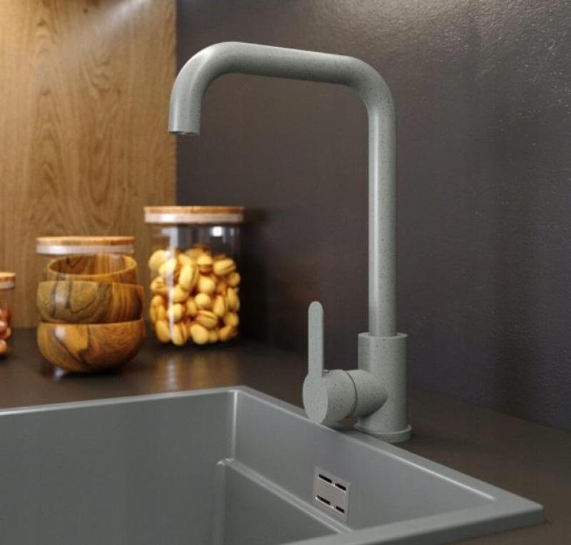 Graniittimaa Stellar Keittiöhana Harmaa kääntyvällä juoksuputkella 1208969530