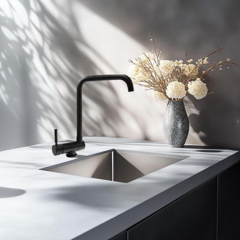 Graniteland Serenity Keittiöhana Musta taitettavalla juoksuputkella 1208969533