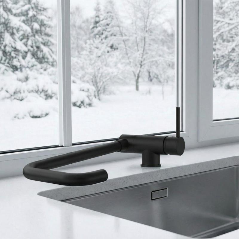 Graniteland Serenity Keittiöhana Musta taitettavalla juoksuputkella 1208969533