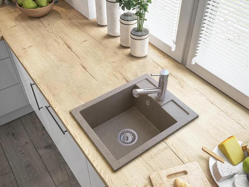 Graniteland Ceres Keittiöhana Kromi, Vedettävällä Juoksuputkella ja Kaksitoiminnallisella Käsisuihkulla 1208969535